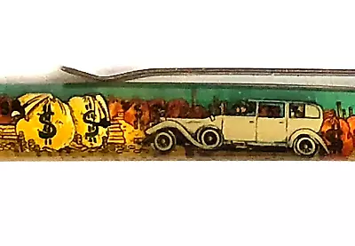 If Rich I'm Single  Floaty Pen Moving Vintage Limousine Car Money Bags Floater • $20.99