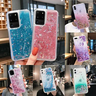 $9.89 • Buy For Samsung Galaxy S20+ A32 A52 5G Bling Glitter Liquid Quicksand TPU Case Cover