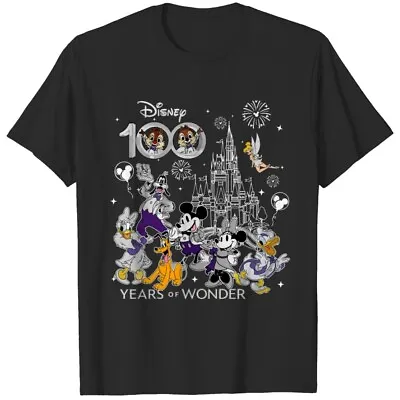 100th Disney Anniversary Shirt Disney 100 Years Of Wonder T-shirt All Size S-5X • $16.05