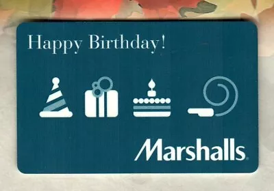 MARSHALLS Happy Birthday ( 2009 ) Gift Card ( $0 ) • $2.50