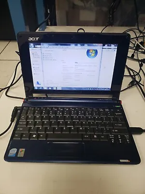 Acer Aspire One ZG5 8.9  Netbook Intel Atom N270 1.60GHz 1GB READ • $69.99