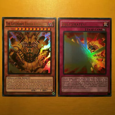 £7.95 • Buy The Legendary Exodia Incarnate + Obliterate! ~ Ultra Rare ~ Forbidden One YuGiOh
