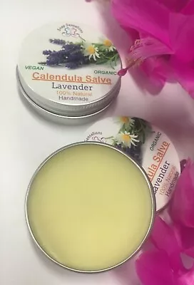 50ml  Calendula Balm Organic Butters & Oils Cream Salve Vegan V It E Calm Stress • £8.99