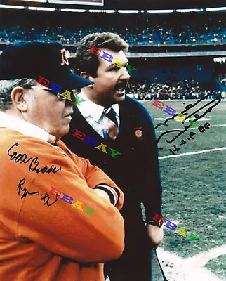 CHICAGO BEARS MIKE DITKA & BUDDY RYAN   Autographed Signed 8x10 Photo Reprint • $18.99