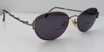 Vintage Fendi Bronze Oval Metal Sunglasses Italy FRAMES ONLY • $37.40