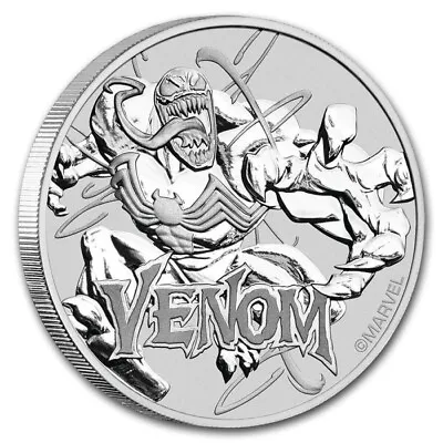 2020 Tuvalu Marvel Comics VENOM Coin 1 Oz .9999 Silver BU In Capsule Perth • $46.88