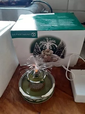 £13.50 • Buy Christmas Village Accessories - Department 56.  Frosted Fountain, Fibre Optic
