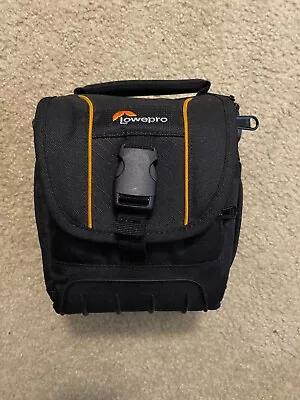 Lowepro Adventura SH 120 II Shoulder Bag Black Orange Front Pocket DSLR SLR • $15