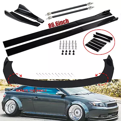 For Scion TC 2005-2016 Front Bumper Spoiler Body Kit+Side Skirt+Rear Lips H • $59.99