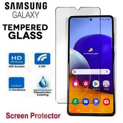 Screen Protector For Samsung Galaxy A42A30 A91 A71 A70 A52 S20 FE Tempered Glass • £0.99