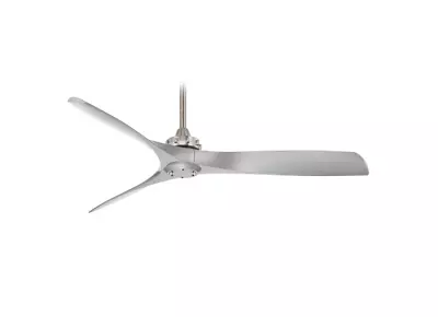 Minka-Aire Aviation F853-BN/SL Ceiling Fan - Brushed Nickel/Silver • $92.94