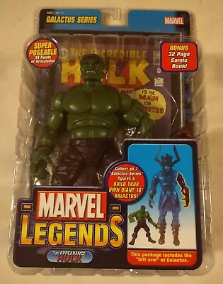 Marvel Legends Green Hulk 1st Appearance Galactus BAF ToyBiz NEW MOC Sealed 2005 • $17.99