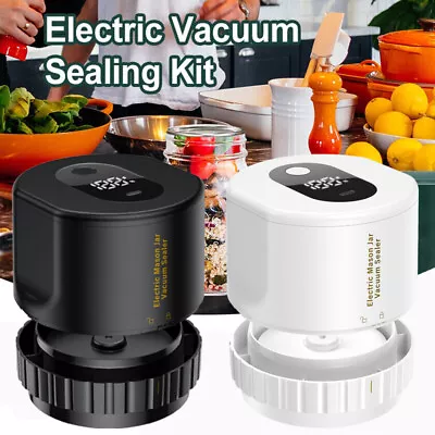 2x Electric Mason Jar Vacuum Sealer Kit For Wide Mouth&Regular Mouth Mason Jars • $4.99