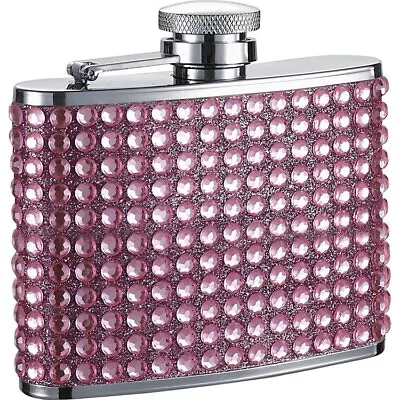 Visol Kylie Pink Bling Liquor Flask - 4 Ounces • $14.39