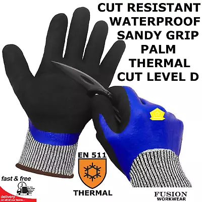 Cut Resistant Glove.thermal Waterproof Cut Gloves.waste.recycling.builders.glass • £9.75