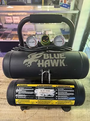 TESTED-BLUE HAWK 2 Gallon 125 PSI Air Compressor 0120212A (PSO029687) • $120