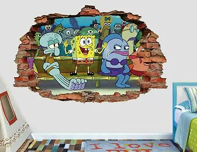 £26.24 • Buy Spongebob Squidward Tentacles Custom Wall Decals 3D Wall Stickers Art AH495