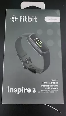 Fitbit Inspire 3 Health & Fitness Tracker (Midnight Zen / Black) • $115