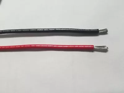 Boat Marine Cable 10 Gauge Wire Red & Black  Primary Tinned Stranded 12' Ea 1015 • $23.94