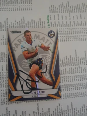 $11.99 • Buy 2023 Nrl Traders Signed Parramatta Eels Parellel Shaun Lane