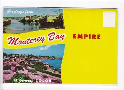 Postcard Folder-monterey Bay Empire California • $2