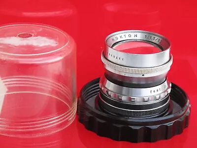 RARE Leica LTM Voigtlander 50mm F:1.5 Nokton Lens In Bubble US SELLER  LQQK  • $6985