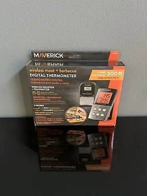 Maverick Wireless Meat Barbecue Grill Digital Thermometer 300 Ft Range LW-377 • $24.25