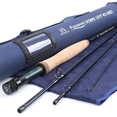 $79 • Buy Performance Nymph Fly Fishing Rod 10ft 11ft 2/3/4wt Fast Action Carbon Fiber