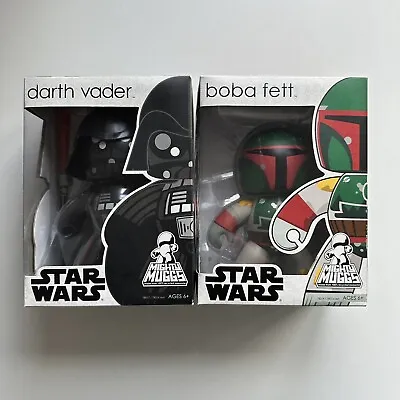 Hasbro Star Wars Mighty Muggs Darth Vader & Boba Fett Figure • $9.99