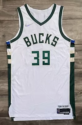 TESSALONE #39 Nike Authentic ADV Milwaukee Bucks 75th Association NBA Jersey 50 • $84.99