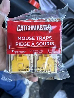 Lot Of 4 Packs Of 4 Each (4 X 4 = 16) Catchmaster Instant Kill Mouse Snap Traps • $5