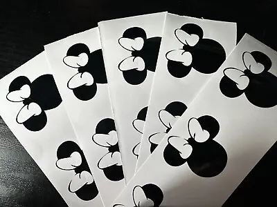 3 Minnie Mouse Silhouette Vinyl Decal  • £2