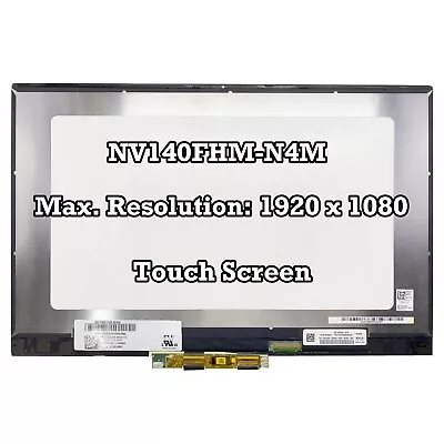 NV140FHM-N4M For Dell Inspiron 5400 5000 P126G 5406 LCD Touch Screen Assembly • $159.56