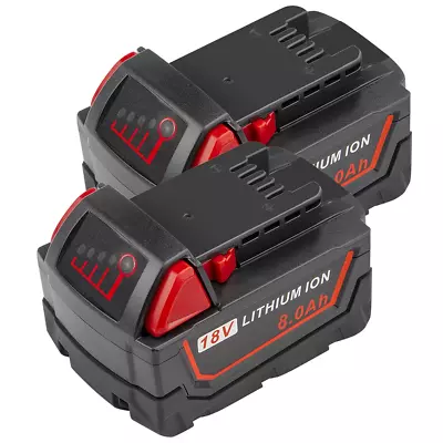 Milwaukee M18 18V High Output Lithium-Ion Battery 2-Pack For Power Tools • $69.99