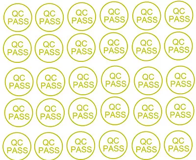  QC PASS  Fragile Label Sticker Gold Word  5*5mm 500 Pieces  • $23