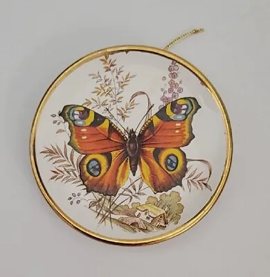 Handmade Mini Decorative Butterfly Plate Greece Manousakis Keramik 4  Diameter • $22