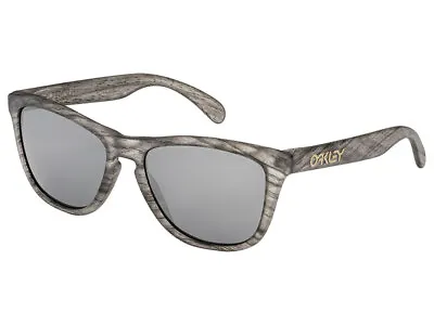 Oakley Frogskins Sunglasses OO9013-B655 Matte Clear Woodgrain/Black Iridium • $109.99