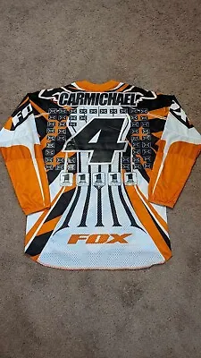 Ricky Carmichael #4 Autographed Fox Racing  Retirement Jersey • $750