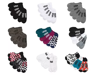 NEW Vans CLASSIC SUPER NO SHOW CANOODLE Socks 3-PACK Unisex MENS & WOMENS • $14.95