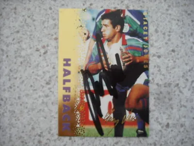 $14.99 • Buy Nrl Rugby League Card Personally Signed & Coa 1996 Stacey Jones Warriors Gold