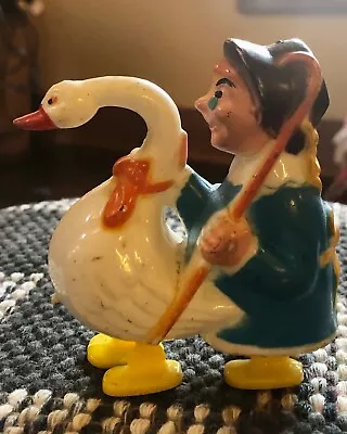 Vintage Marx Ramp Walker Mother Goose With Her Pet Goose • $50