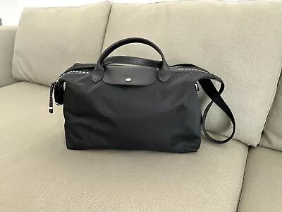 Longchamp Le Pliage Energy  Unisex Duffle Canvas Hand Bag With Strap • $124.95