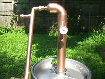  Beer Keg ELBOW Kit 2  Inch Copper Pipe Moonshine Still Pot Still Column Reflux  • $179.98