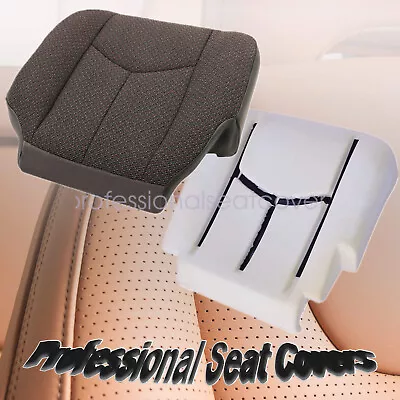 For 2003-2007 Silverado 1500 2500 Driver Bottom Cloth Seat Cover & Foam Cushion • $55.19