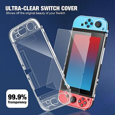 Nintendo Switch / OLED Super Thin Transparent Protective Unit Case !..1 • $32.95