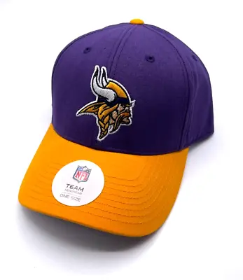 Minnesota Vikings Two-tone Nfl Football Authentic Classic Team Logo Cap New • $21.99