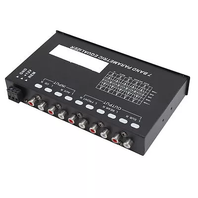 7 Band Sound Equalizer Adjustable CD AUX Input Car Amplifier Graphic Equalizer • £29.10