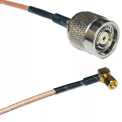 RG316 RP-TNC MALE To SMC Female Angle RF Cable Rapid-SHIP LOT • $7.99