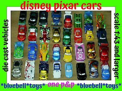 Disney Pixar Cars Planes DIECAST Metal Large 1:43 Scale Bundle Film Toy One P&P. • £7.99