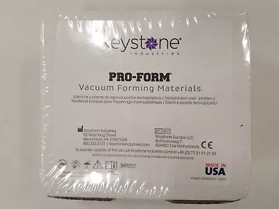 $33.99 • Buy *25-Sheets* Keystone Pro-Form Vacuum Forming Material Soft EVA Clear 9596980